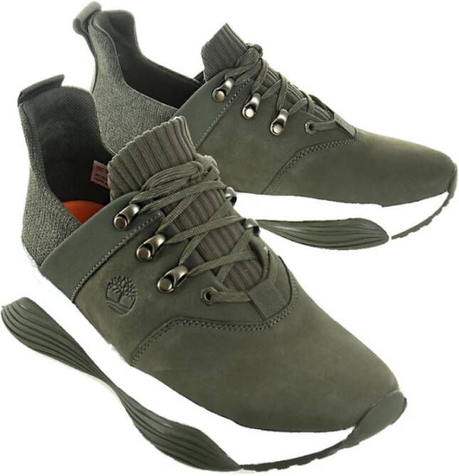 Timberland Groene Nubuck Dames Enkellaarzen Green Dames