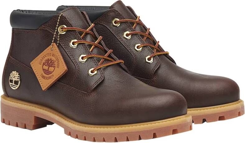 Timberland Heren Mid Chukka Laarzen Bruin Zwart Brown Heren