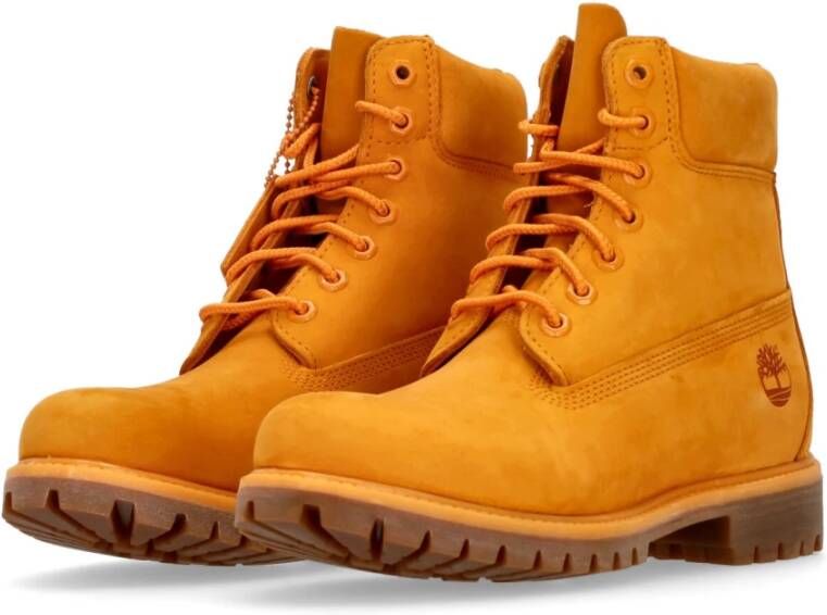 Timberland Hoge Top Premium Boot Dark Cheddar Yellow Heren