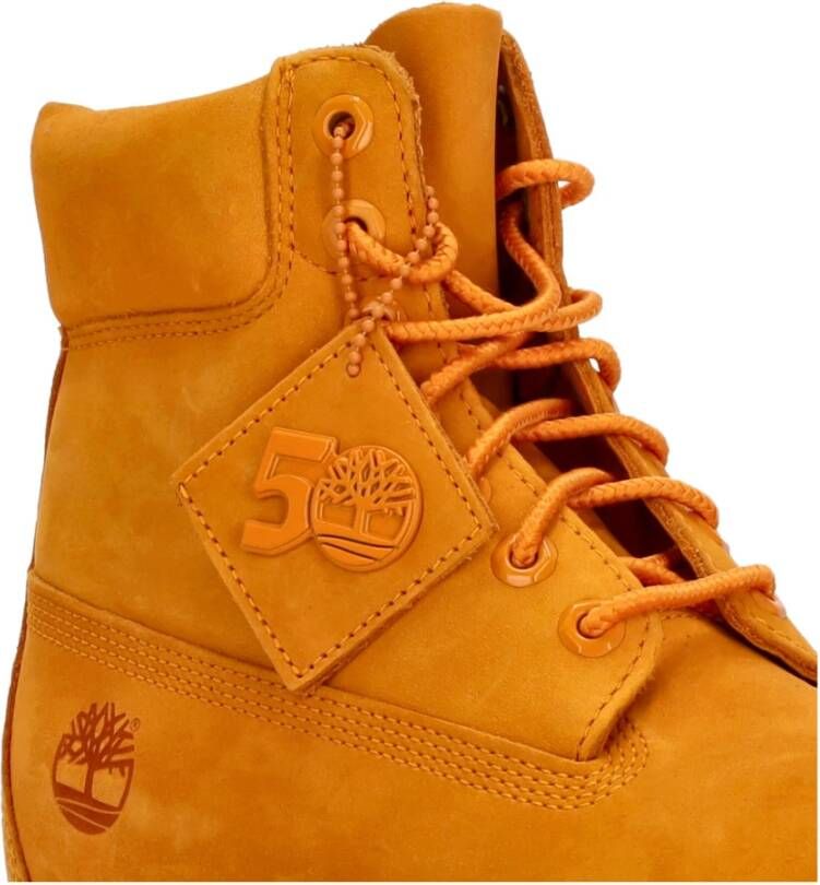 Timberland Hoge Top Premium Boot Dark Cheddar Yellow Heren