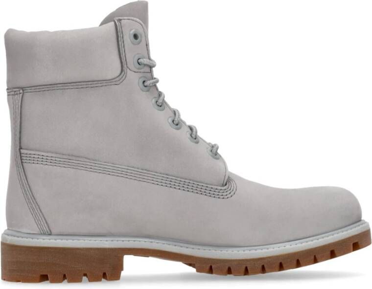 Timberland Hoge Top Premium Grijze Laars Gray Heren