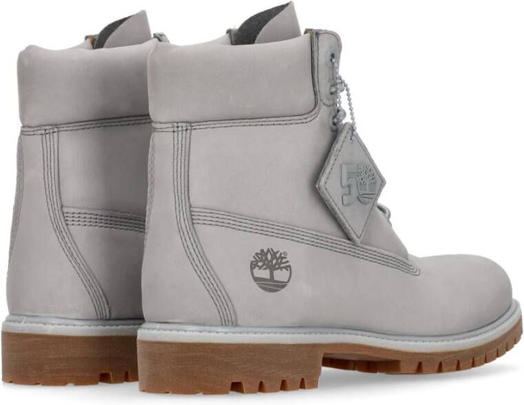 Timberland Hoge Top Premium Grijze Laars Gray Heren