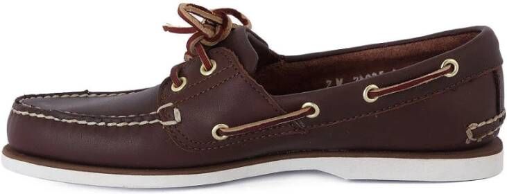 Timberland Klassieke bootschoenen bruin leer Brown Heren