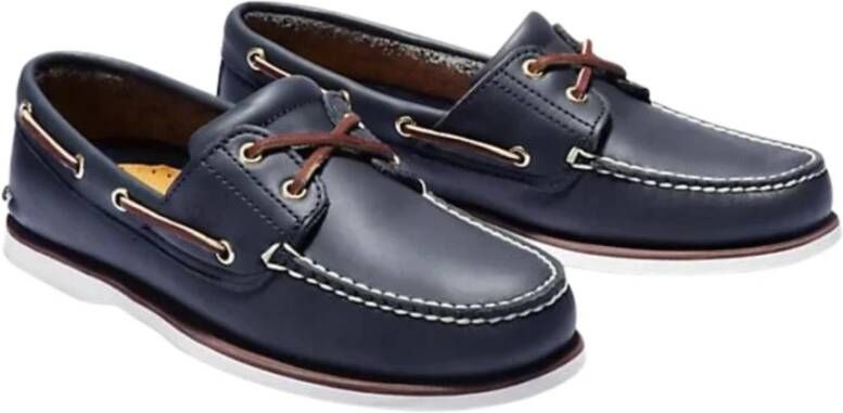 Timberland Klassieke Two-Eye Blauwe Herenloafer Blue Heren