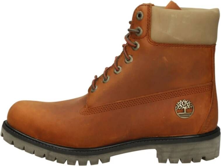 Timberland Klassieke Veterschoenen Orange Heren