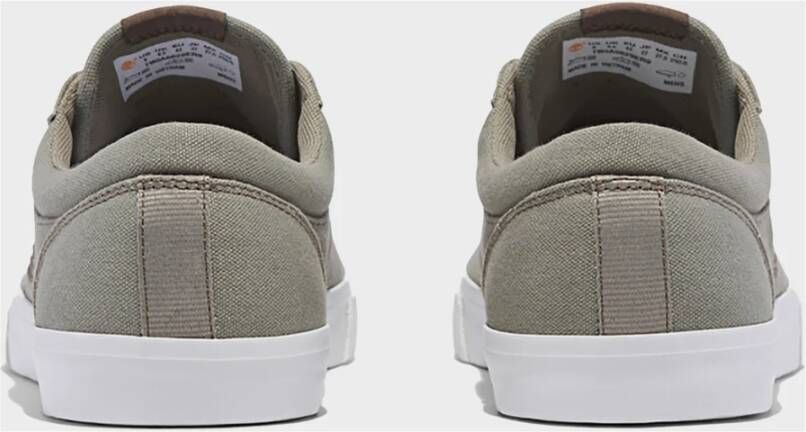 Timberland Lage Veterschoenen van Canvas Gray Heren