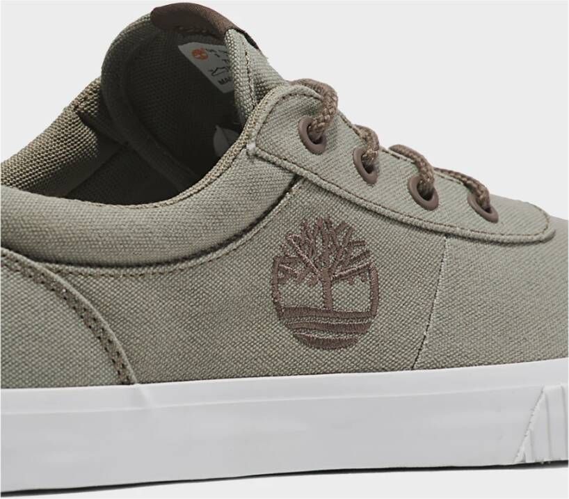 Timberland Lage Veterschoenen van Canvas Gray Heren