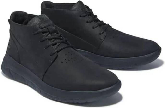 Timberland Leren Chukka Sneakers Black Heren