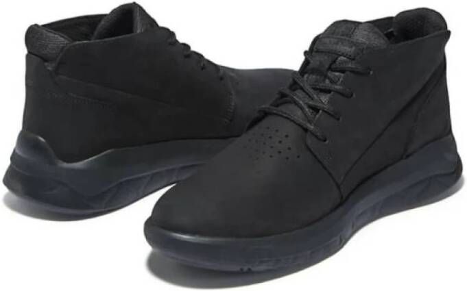 Timberland Leren Chukka Sneakers Black Heren