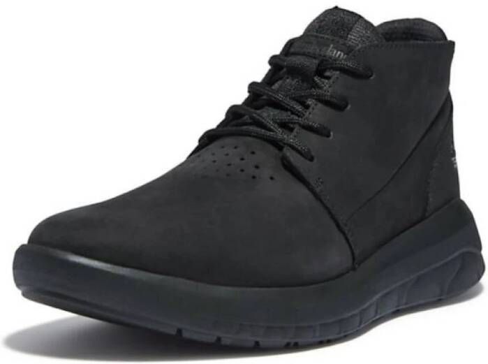 Timberland Leren Chukka Sneakers Black Heren