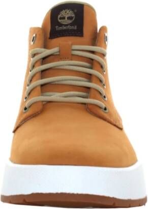 Timberland Leren Veterschoenen Brown Heren