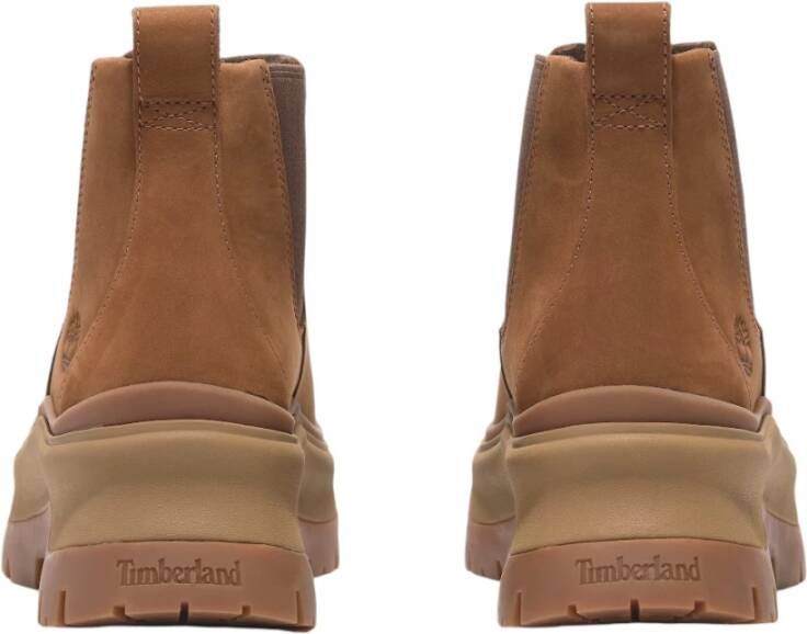 Timberland Mid Chelsea Laarzen Rust Nubuck Brown Dames