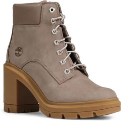 Timberland Mid Lace Boot Herfst Winter Collectie Beige Dames