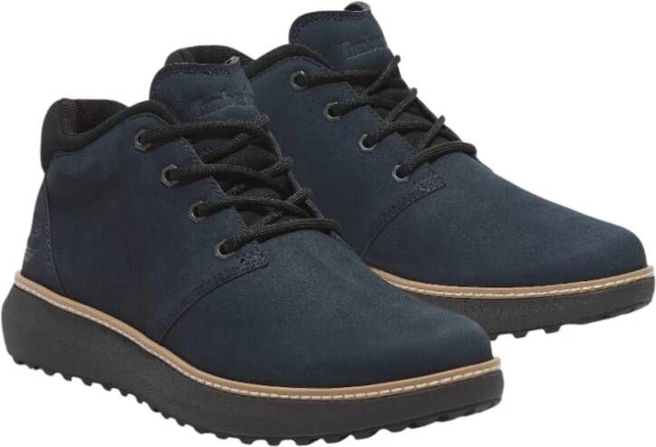 Timberland Mid Lace Up Chukka Boot Navy Blue Heren