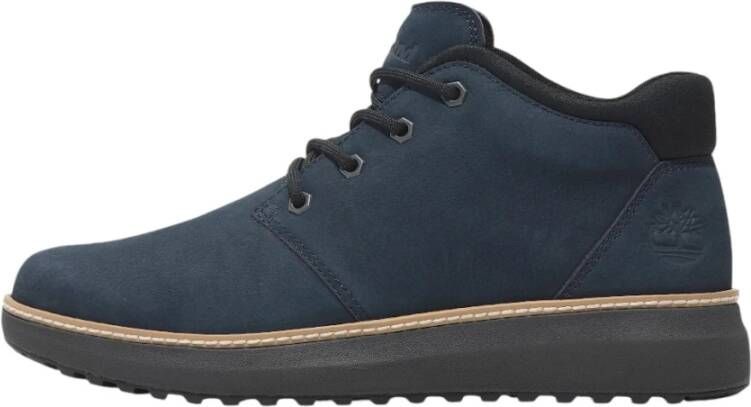 Timberland Mid Lace Up Chukka Boot Navy Blue Heren