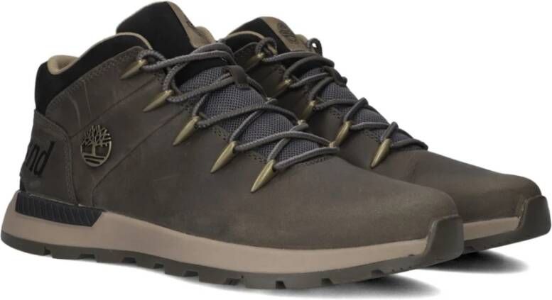 Timberland Mid Lace Up Sneakers Grijs Gray Heren