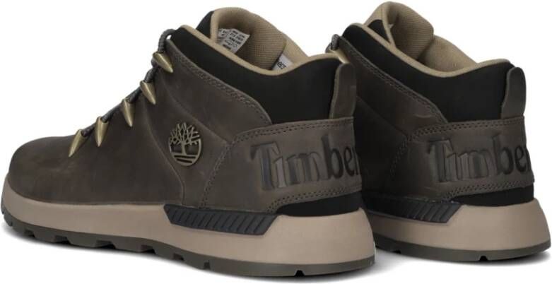 Timberland Mid Lace Up Sneakers Grijs Gray Heren