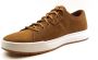 Timberland Nubuck Leren Zomer Sneaker Witte Zool Brown Heren - Thumbnail 4