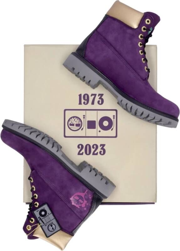 Timberland Paarse Royalty Hip Hop Laars Purple Heren