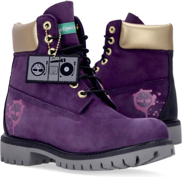 Timberland Paarse Royalty Hip Hop Laars Purple Heren