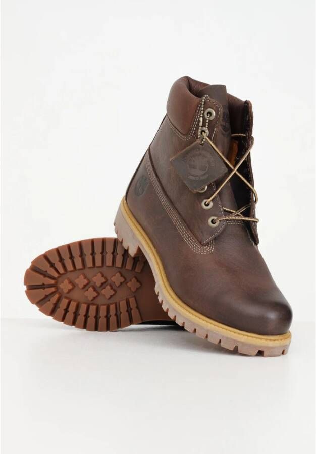 Timberland Premium 6-Inch Donkerbruine Laarzen Brown Heren