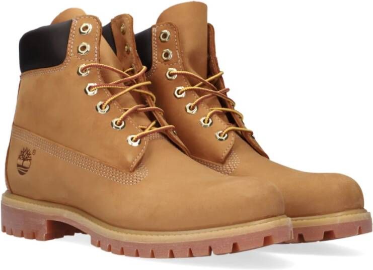 Timberland Premium Boot Heren Leren Enkellaarzen Brown Heren