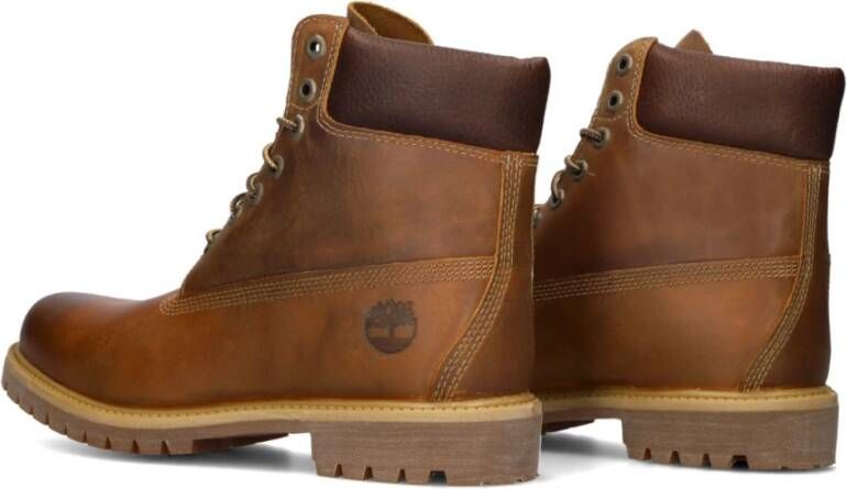 Timberland Premium Bruine Veterschoenen Brown Heren