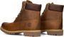 Timberland Bruine Leren Laarzen Thermische Rubberen Zool Brown Heren - Thumbnail 9