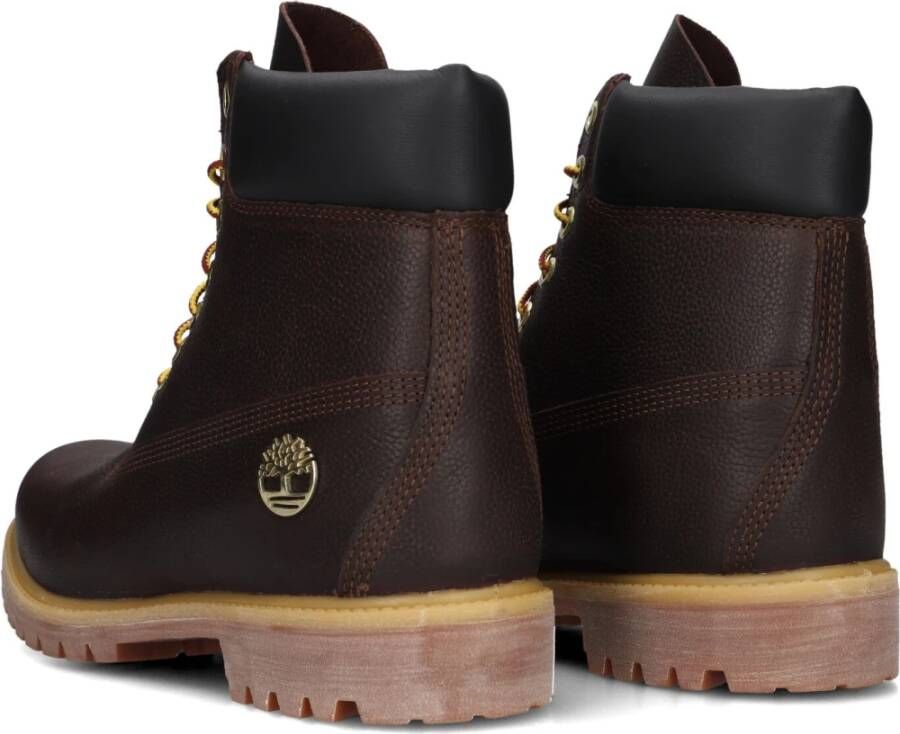 Timberland Premium Heren Leren Laarzen Bruin Brown Heren