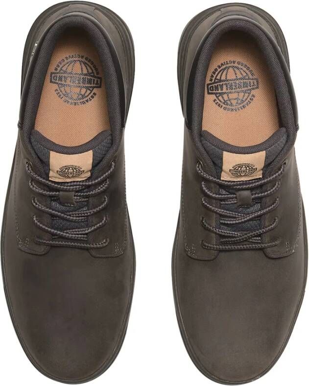 Timberland Premium Leren Sneakers voor Mannen Gray Heren