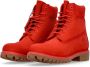 Timberland Premium Rood Nubuck Hoge Laars Red Heren - Thumbnail 3