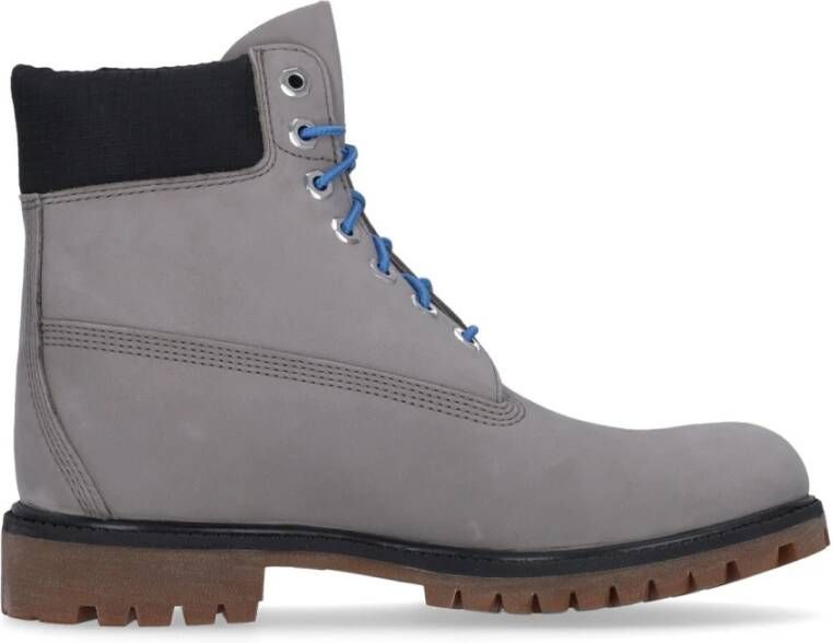 Timberland Premium Waterdichte Veterschoen Grijs Gray Heren