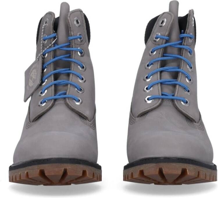 Timberland Premium Waterdichte Veterschoen Grijs Gray Heren