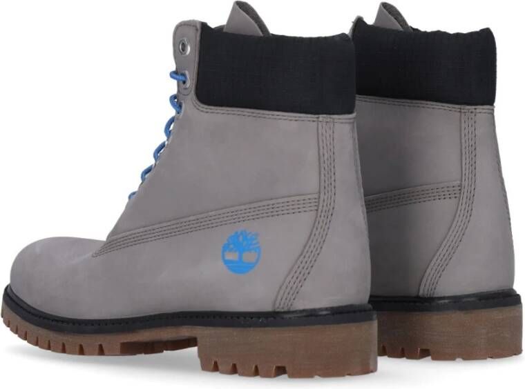 Timberland Premium Waterdichte Veterschoen Grijs Gray Heren