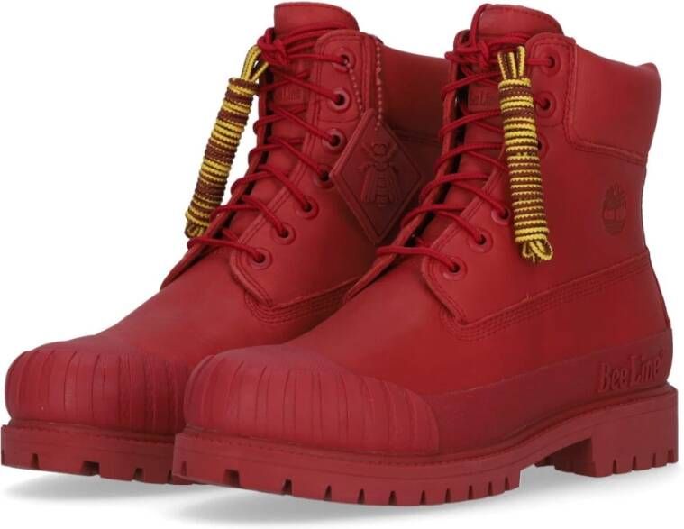 Timberland Premium Waterdichte Veterschoen Red Heren