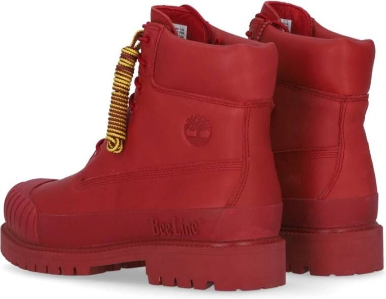 Timberland Premium Waterdichte Veterschoen Red Heren