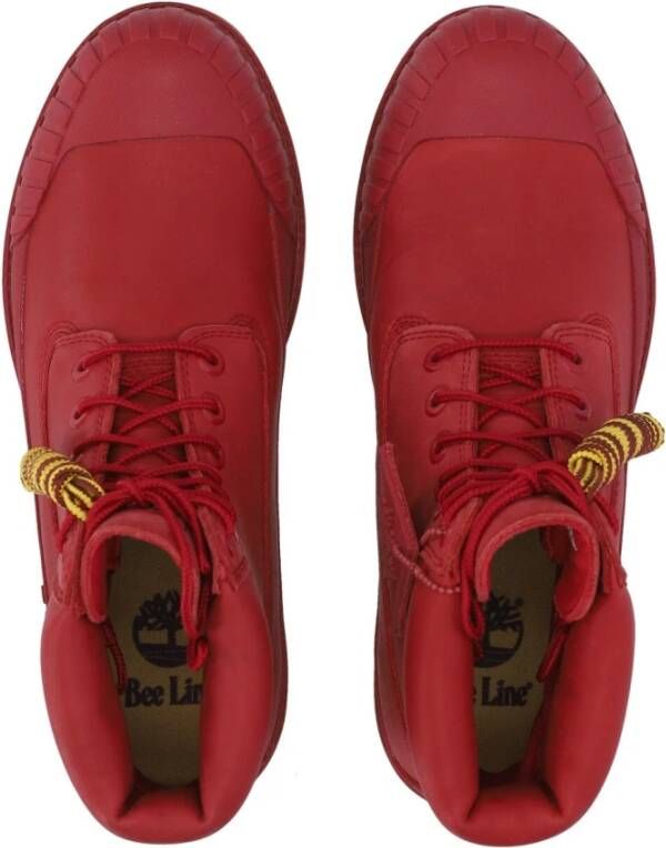 Timberland Premium Waterdichte Veterschoen Red Heren