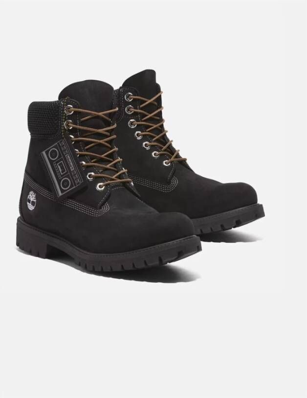 Timberland Premium Waterdichte Veterschoenen Black Heren