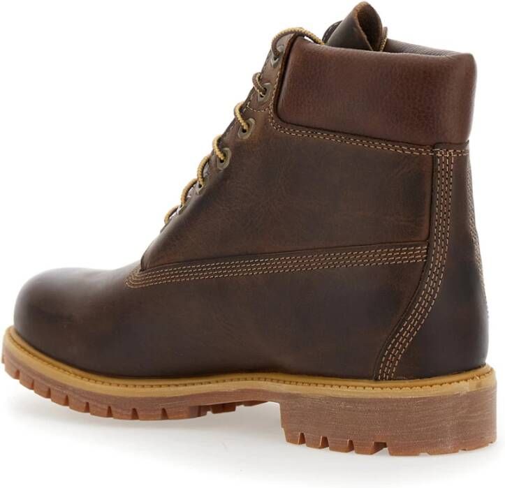 Timberland Premium Waterdichte Veterschoenen Bruin Brown Heren