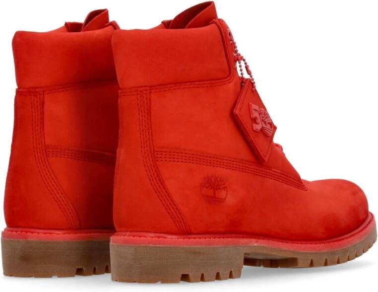 Timberland Rode Nubuck Premium Laars Red Heren