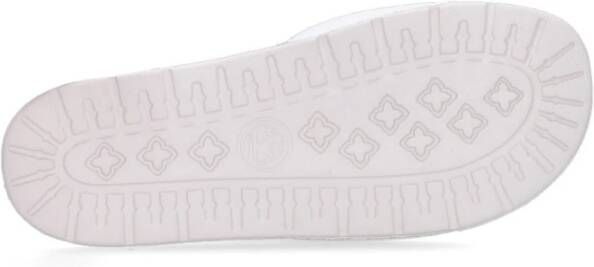 Timberland Sportieve Slide Heren Slippers Wit Zwart White Heren