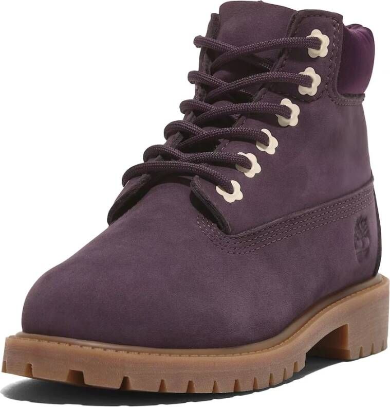 Timberland Stedelijke Waterdichte Veterschoenen Purple Dames