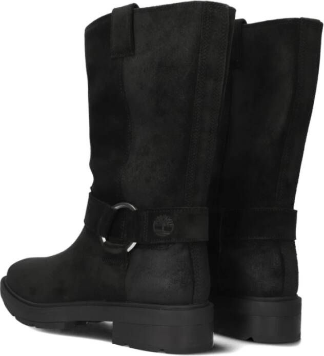 Timberland Stijlvolle hoge instaplaarzen Black Dames