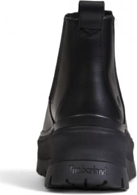 Timberland Stijlvolle Leren Enkellaarzen Black Dames