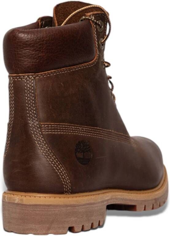 Timberland Stijlvolle leren veterschoenen Brown Heren