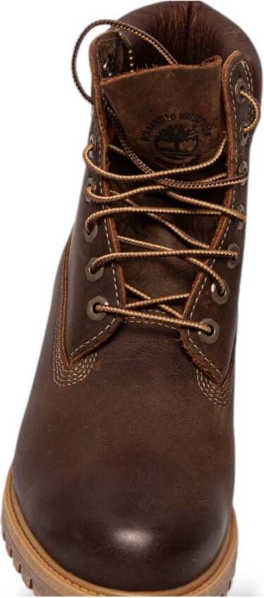 Timberland Stijlvolle leren veterschoenen Brown Heren