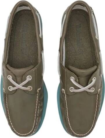 Timberland Stijlvolle Loafers voor Mannen Green Heren