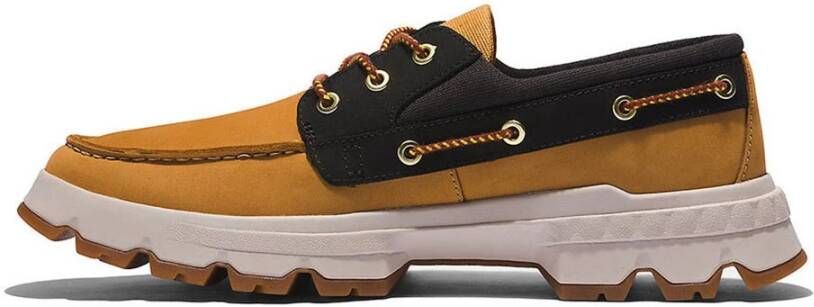 Timberland Stijlvolle Loafers voor Mannen Yellow Heren