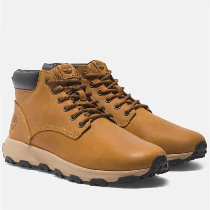 Timberland Stijlvolle Sneakers voor Mannen en Vrouwen Yellow Heren