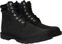 Timberland 6 Inch Lace Up Veterboots Heren Zwart - Thumbnail 3